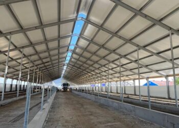 Ақтөбе облысында cүт фермасының құрылысы аяқталуға жақын