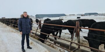 Вице-министр толық циклды ет кәсіпорнында болды