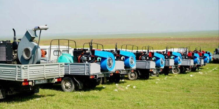 200 мың гектарға жуық жер шегірткеге қарсы өңделді