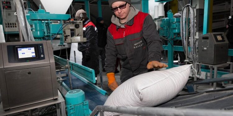 Қостанайда дәнді-бұршақ дақылдарын қаптау және буып-түю желісі іске қосылды