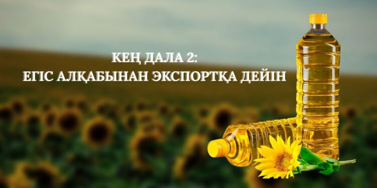 Кең дала 2: егіс алқабынан экспортқа дейін