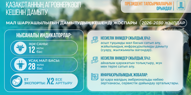 Прогрессивті агроэкономиканы дамыту жоспары жасалып жатыр